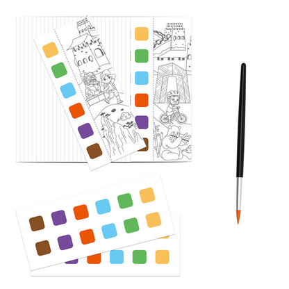 mierEdu, Vandfarve malehæfte - Globetrotter