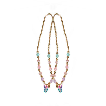 Great Pretenders halskæder, 2 stk . Butterfly BFF