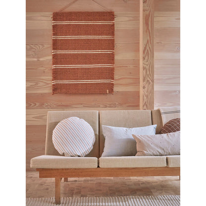 OYOY Kyoto Pude, Rund - Stor - Blue/Red