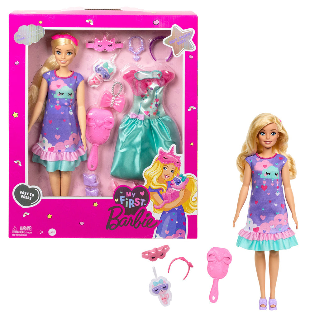 Barbie dukke My deluxe blonde, inkl 2 sæt tøj - Lirum Larum Leg