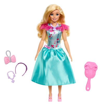Alarmerende Bevidstløs protest Barbie dukke My first deluxe doll blonde, inkl 2 sæt tøj - Lirum Larum Leg
