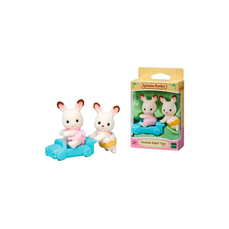 Sylvanian Families, Familien Chokoladekanin-tvillinger - lyseblå gokart