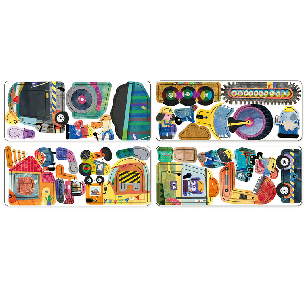 mierEdu, Magnetisk rejsesæt, Byggeplads