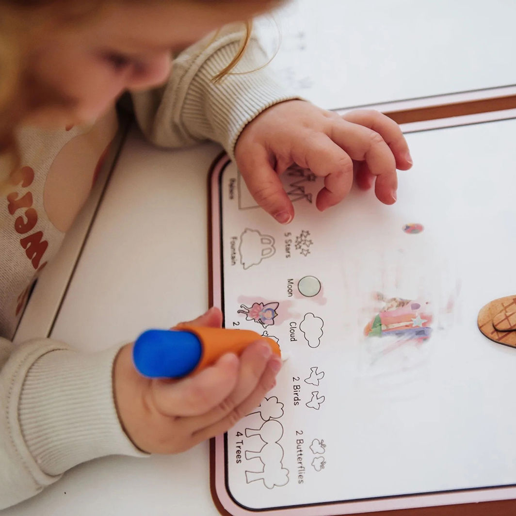 mierEdu, Mal med vand malebog - Prinsesse