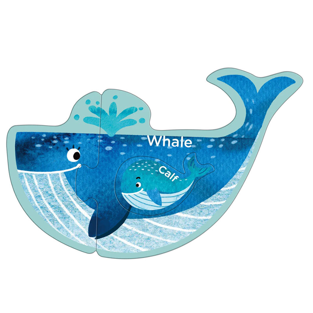 mierEdu, Puslespil 8x3 brk - Trin 1 - Dyreunge med forælder