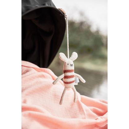 OYOY Barnevognsophæng, Musetti Mus - Off White /Melange