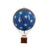 Authentic Models, Luftballon, blå m. stjerner - 18 cm