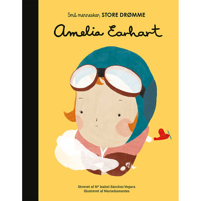 Børnebog om Amelia Earhart. Små mennesker, store drømme
