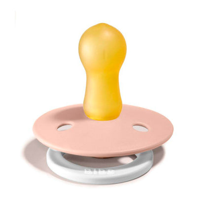 Bibs 2-pak, sutter i naturgummi, str. 2, Blush night/Vanilla Night - Glow in the dark