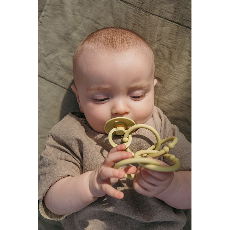 Bibs Loops, 12 stk. multi rings - Blush/Woodchuck/Ivory