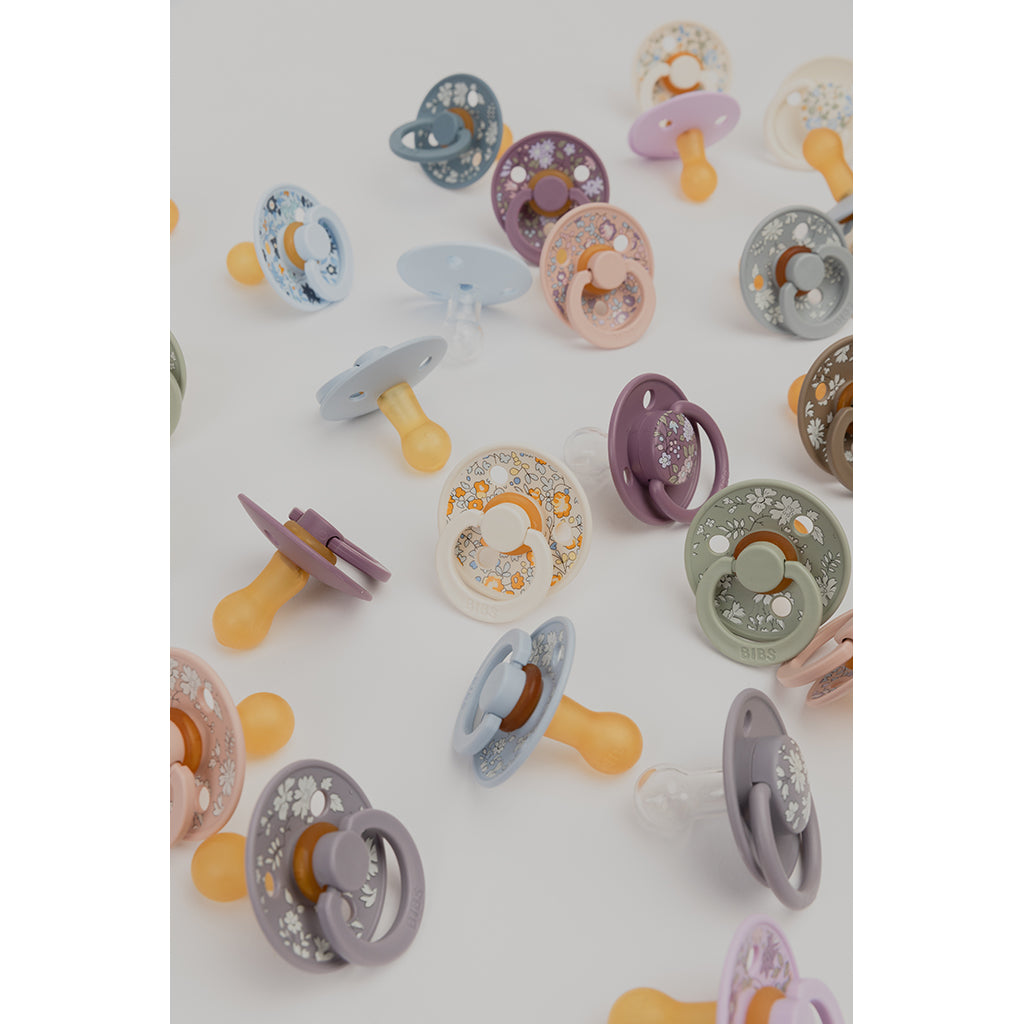 Bibs Liberty, 2-pak Colour, sutter i naturgummi, str. 2 - Capel - Blush Mix