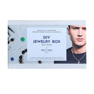 Me & My Box, DIY smykkebox - Boys beads - Box no 13