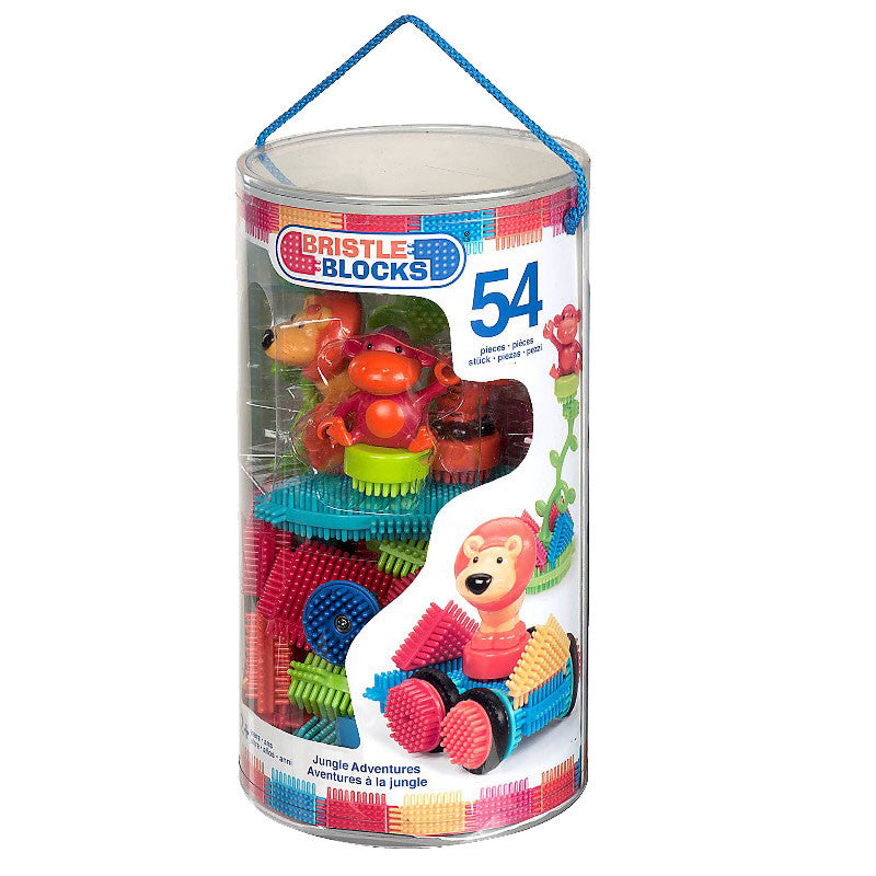 Bristle Block samleklodser, 54 stk. - jungle