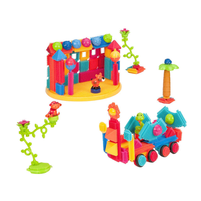 Bristle Block samleklodser, 54 stk. - jungle