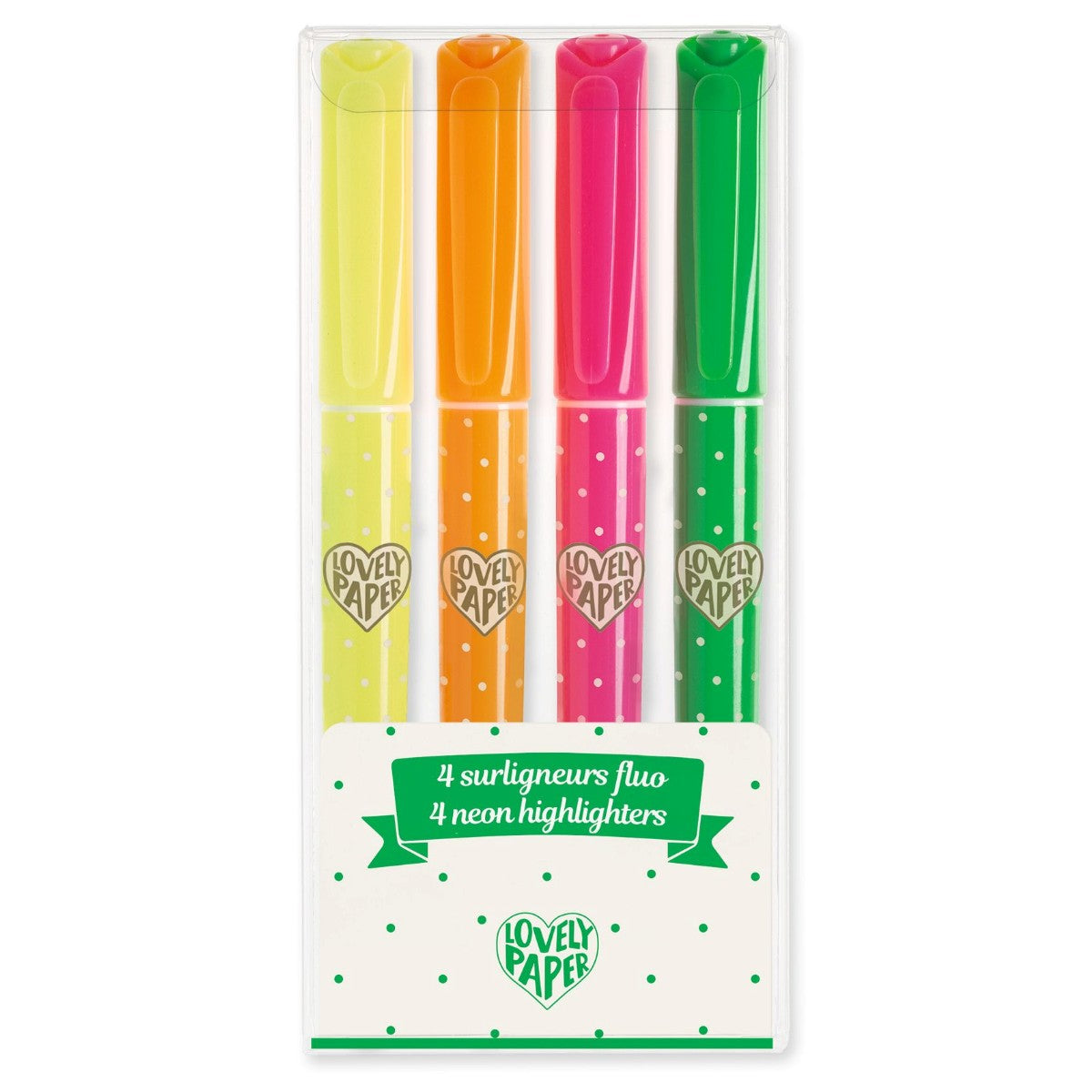 Djeco Lovely paper, 4 Neon overstregningstusser