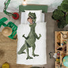 Snurk voksensengetøj, økologisk - Dinosaur