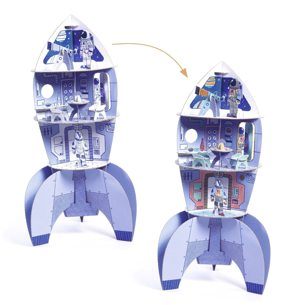 Djeco Farv - Saml - Leg, Rumraket DJ08009