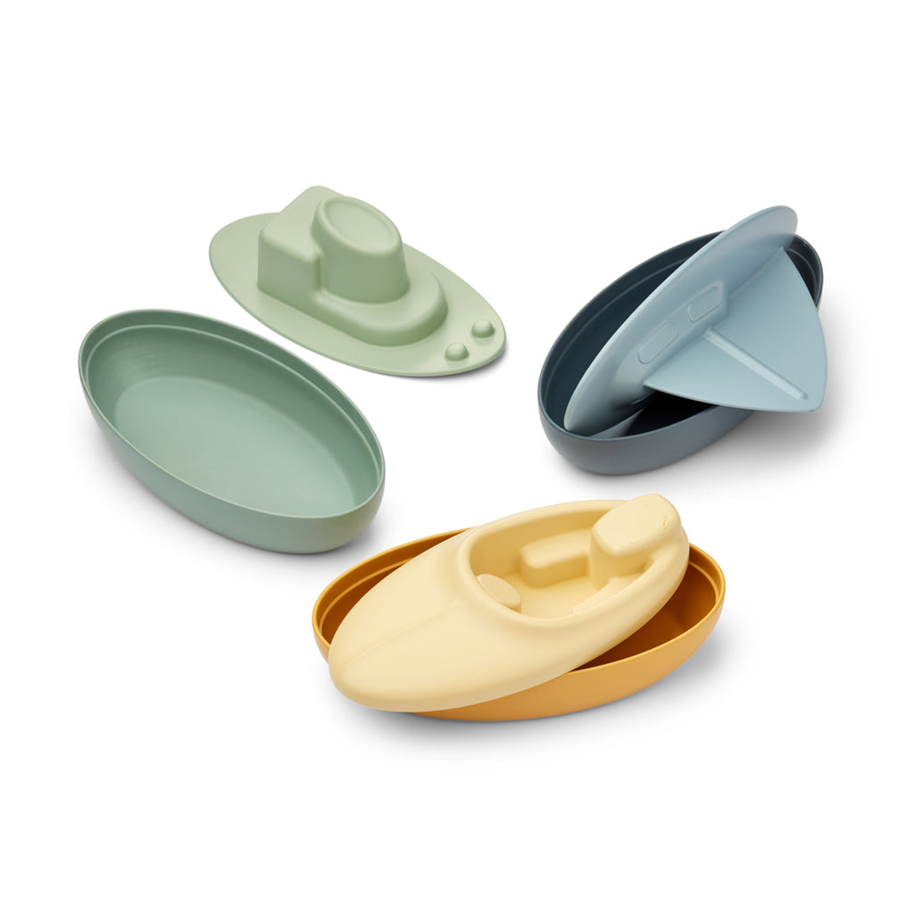 Liewood sandlegetøj, Deborah både - Whale blue multi mix