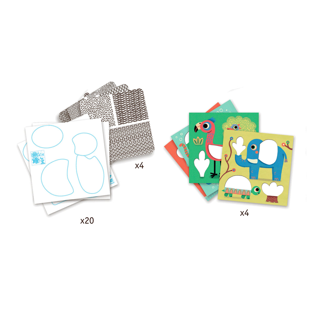 Djeco skravering, Magalis venner