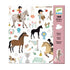 Djeco klistermærker, heste