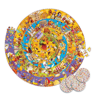 Djeco puslespil, verdens historien