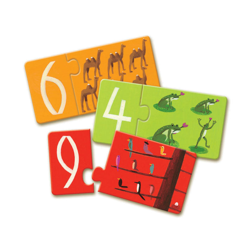 Djeco puslespil duo,  tal