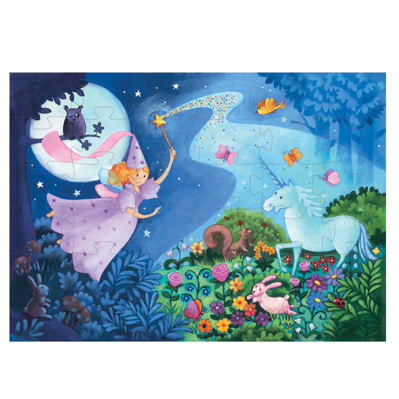 Djeco silhuetpuslespil, fe - 36 brikker