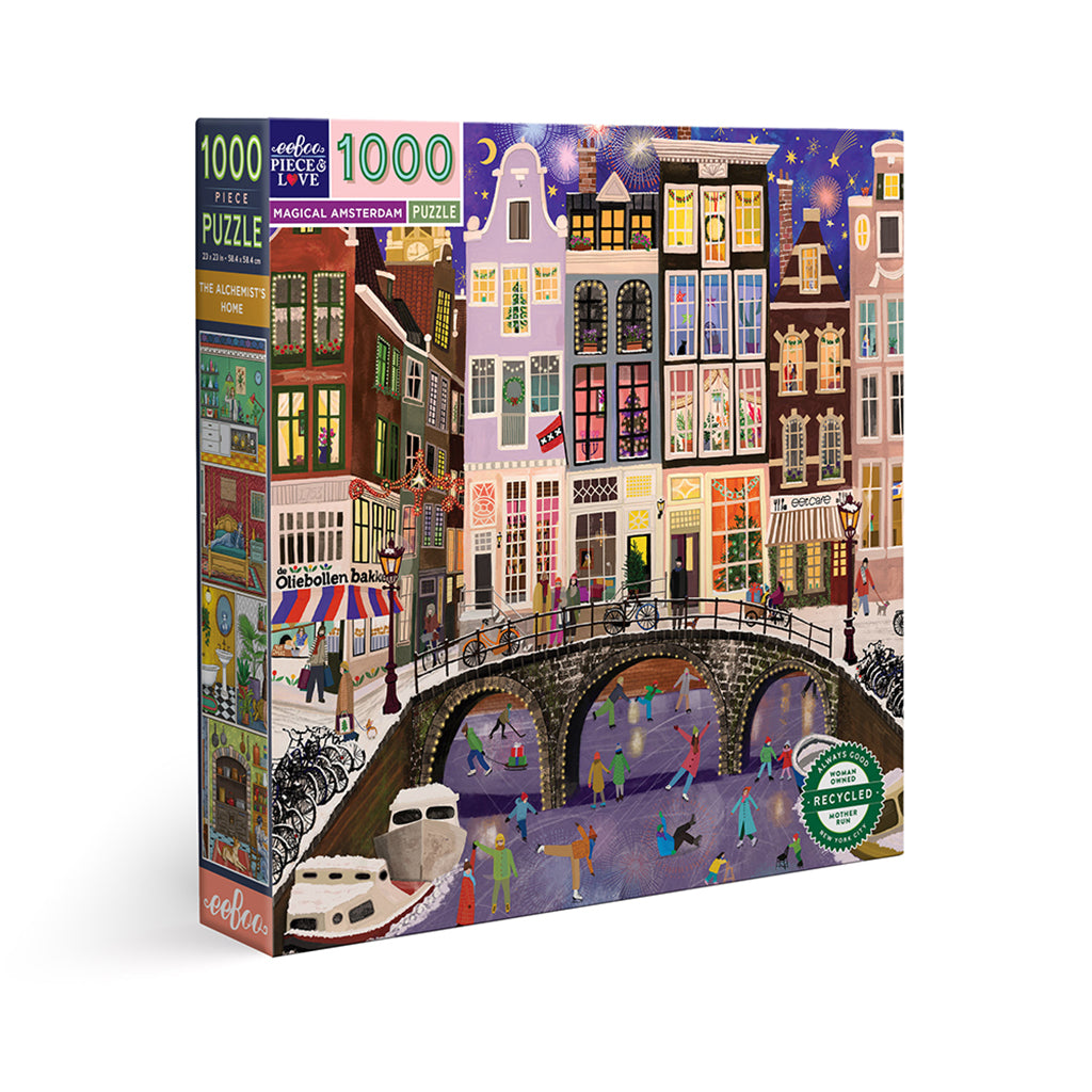 Puzzle Stockholm - 1000 pièces - eeBoo-52133 Puzzle Stockholm - 1000 pièces - eeBoo-52133
