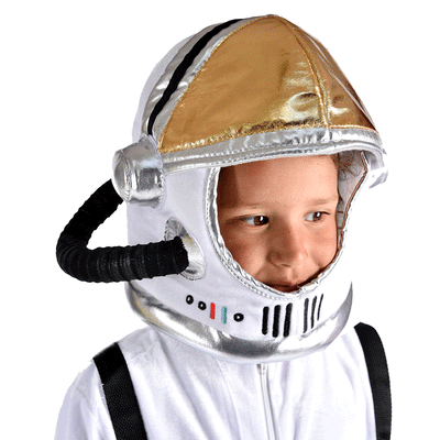Den Goda Fen udklædning, Astronauthjelm - Str. 25 cm