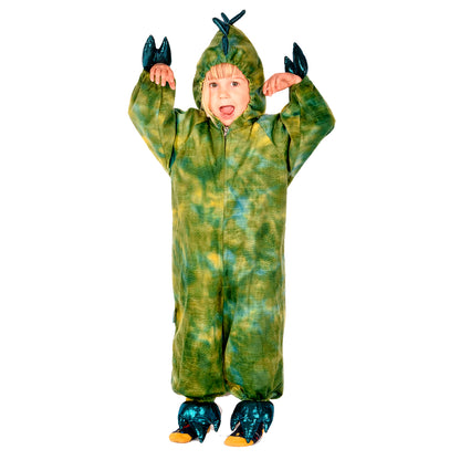 Den goda Fen dyrekostume, Dinosaur jumpsuit - 2-5 år