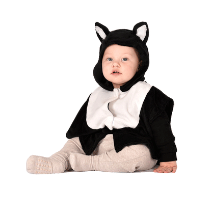 Den goda Fen dyrekostume, kappe som kat - str. 1-4 år