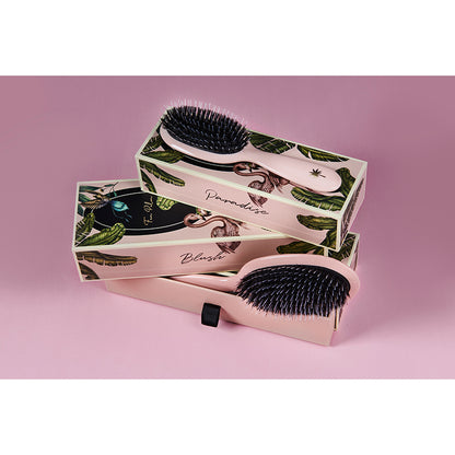 Fan Palm hårbørste, Blush - Medium blush pink glitter