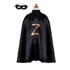 Great Pretenders Zorro kappe og maske, - str. 5-6 år. Udklædningstøj