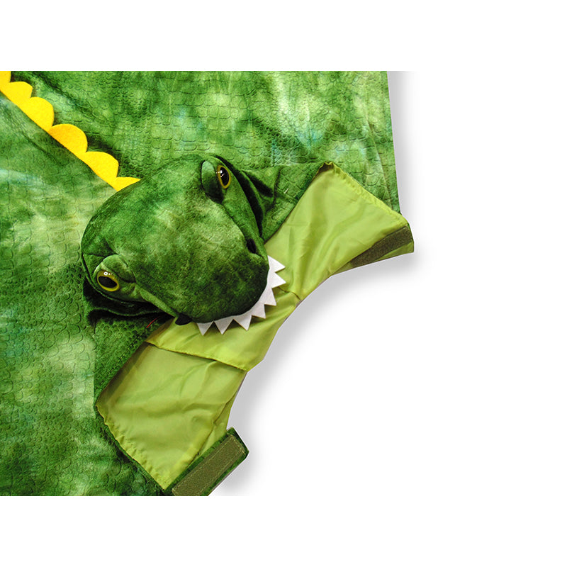 Great Pretenders dyrekostume, T-Rex dinosaur kappe m. hætte - str. 4-5 år