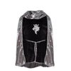 Great Pretenders udklædningstøj, Sølv ridderkappe og krone - Str. US 5-6 år