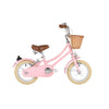 Bobbin cykel m. støttehjul, Gingersnap 12"- Blossom pink
