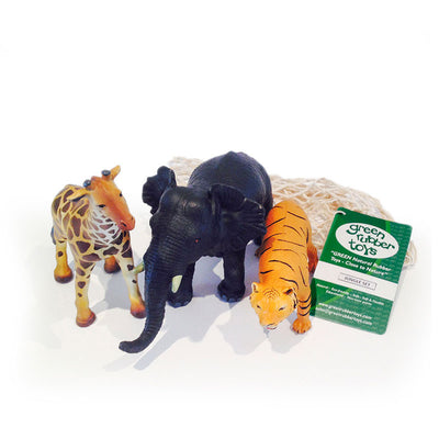 Green Rubber Toys dyr i net, Jungle