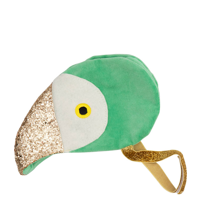 Meri Meri Dyrekostume, papegøje kappesæt - str. 3-6 år