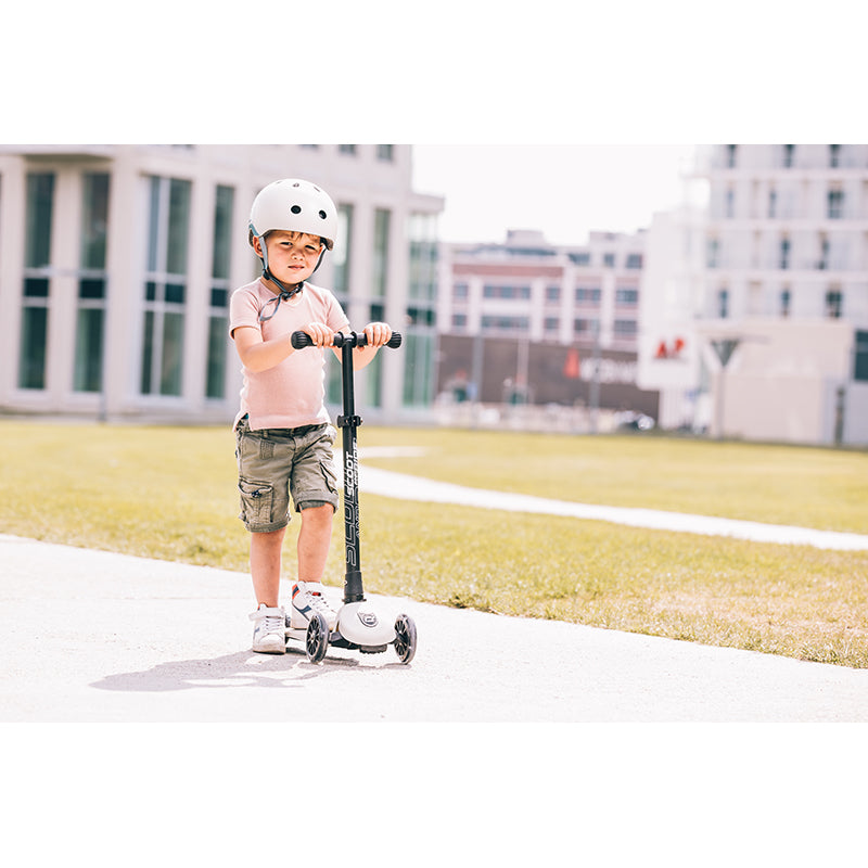 Scoot and Ride Highway Kick 3, løbehjul - LED Ash