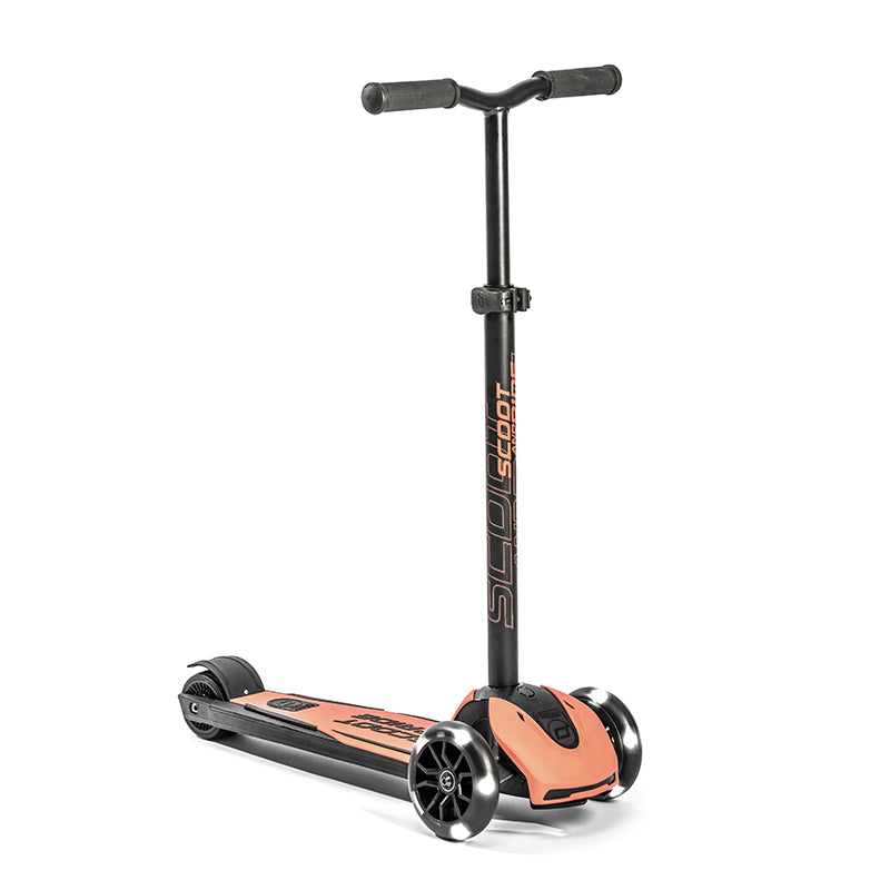 Scoot and Ride Highway Kick 5, løbehjul - LED Peach