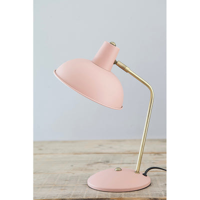 Leitmotiv Hood bordlampe i metal, Iron matt dusty pink