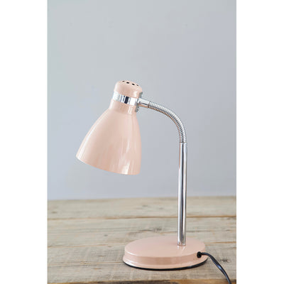 Leitmotiv Study bordlampe i metal, Light pink