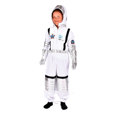 Den Goda Fen udklædning, Astronautdragt - str. 4-5 år