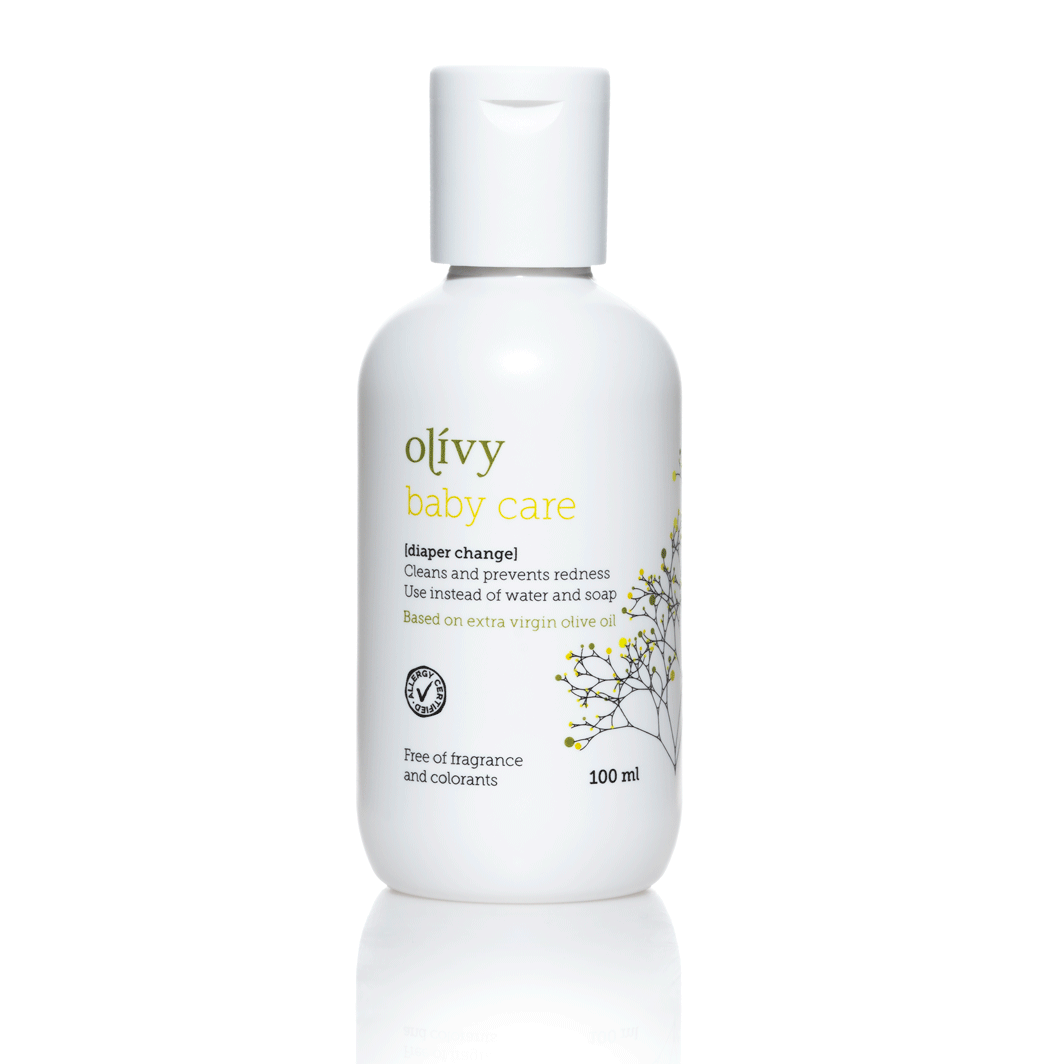 Olivy Baby Care til bleskift, 100 ml.