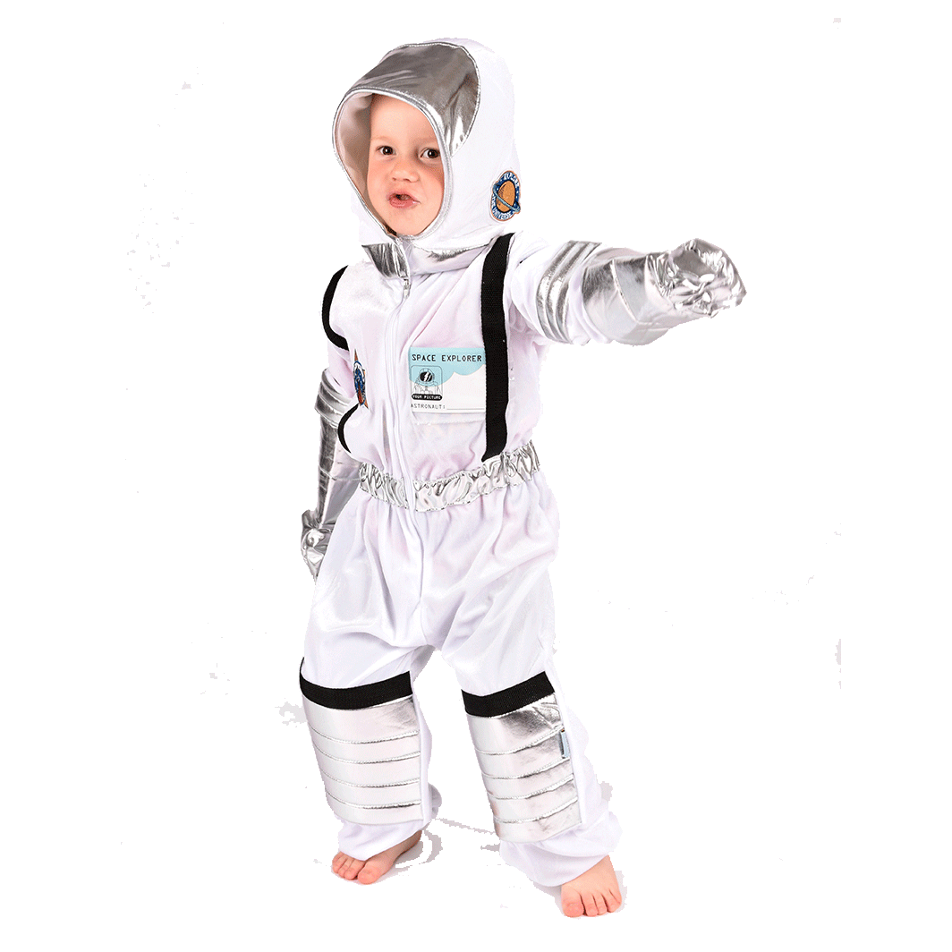 Den Goda Fen udklædning, Astronautdragt - str. 4-6 år
