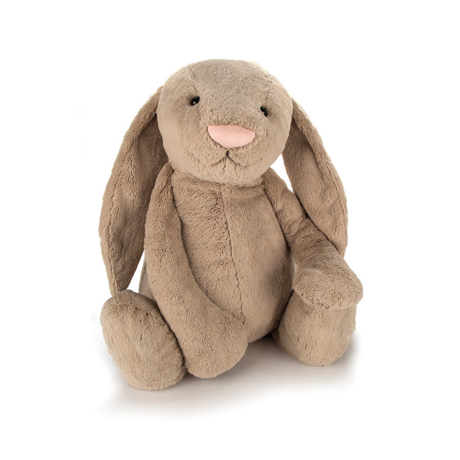 Jellycat bamse, Bashful beige kanin , Virkelig stor kanin - 108 cm