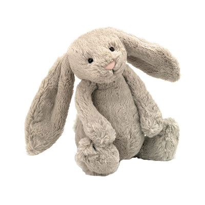 Jellycat Bamse, Bashful kanin, beige - 18 cm