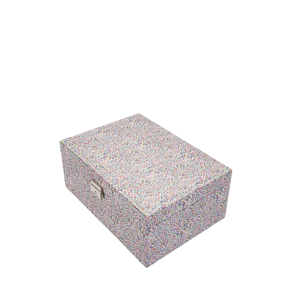 Bon Dep smykkeskrin m. Liberty print, Square - Eve