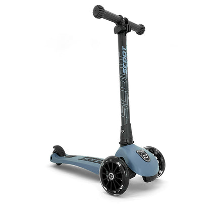 Scoot and Ride Highway Kick 3, løbehjul - LED Steel