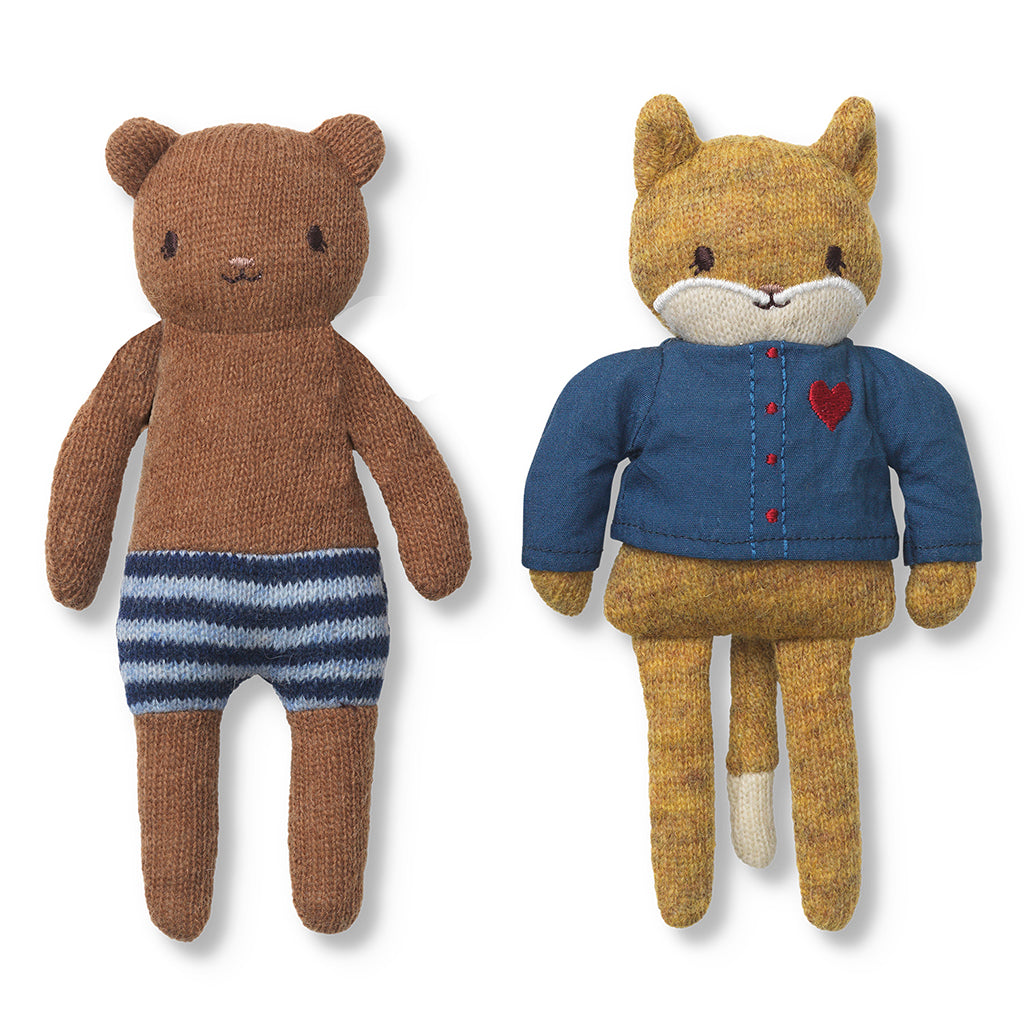 Konges Sløjd bamse 2-pak - Foxie